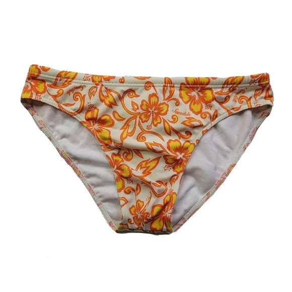 Sundek Swim Sundek Mens L Swim Bikini Bottom Banana Hammock Floral